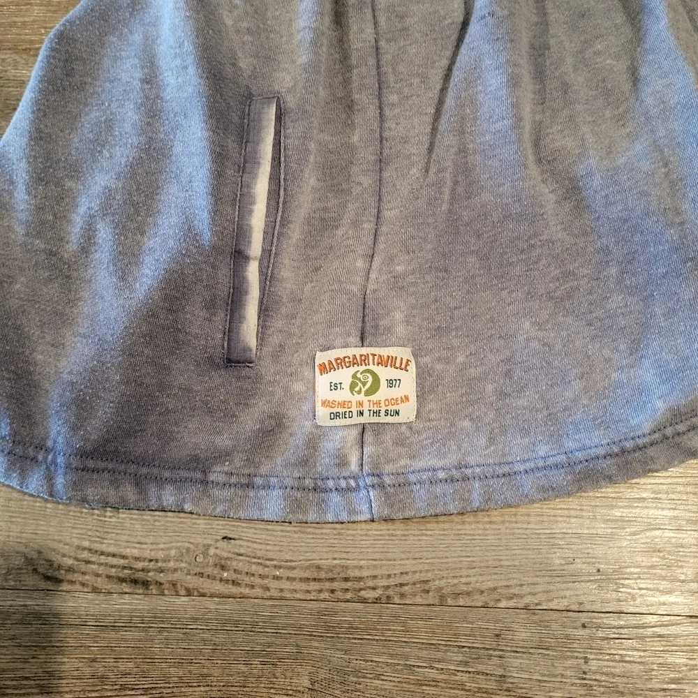 Margaritaville Casual Quarter Zip Pullover Lightweight Sweatshirt Mens Medium